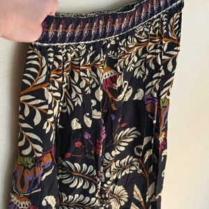 Farm Rio Multicolor Floral Skirt Boho Print Size M Rare